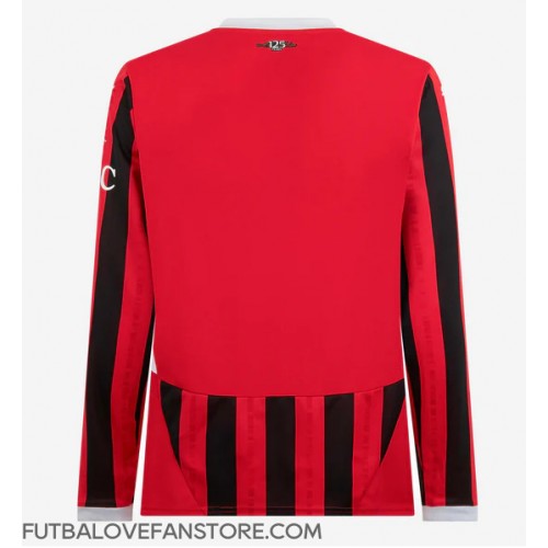 AC Milan Domáci futbalový dres 2024-25 Dlhy Rukáv AC Milan Domáci futbalový dres 2024-25 Dlhy Rukáv